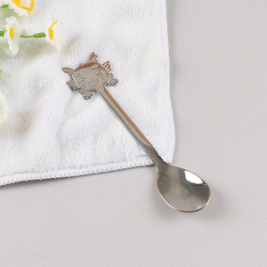 Wholesale Cute Coffee Spoon Stainless Steel Dessert Spoon Stirring Spoon