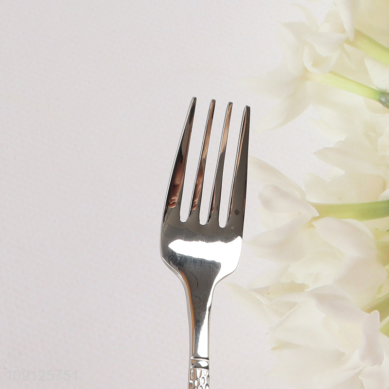 Wholesale Stainless Steel Dinner Fork Stainless Steel Hammered Dinner Fork