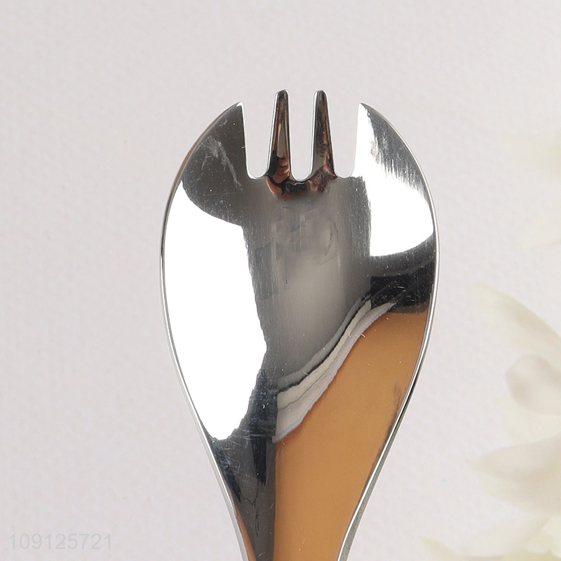 Popular Product Mini Spork Stainless Steel Short Handle Spork for Kids