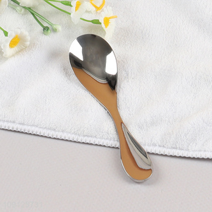 Good Quality Stainless Steel Short Handle Spoon Round Dessert Spoon
