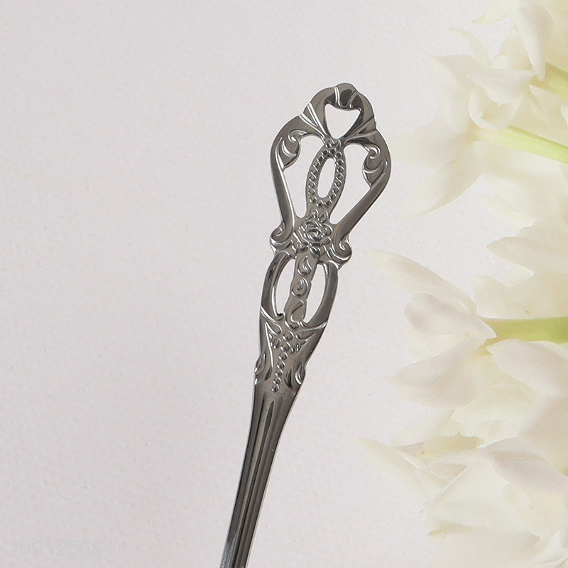 New Arrival Luxury Stainless Steel Dinner Spoon for Holidays Parties Weddings