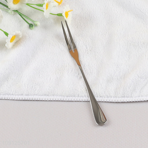 China Imports Stainless Steel Fruit Fork Appetizer Cocktail Fruit Fork