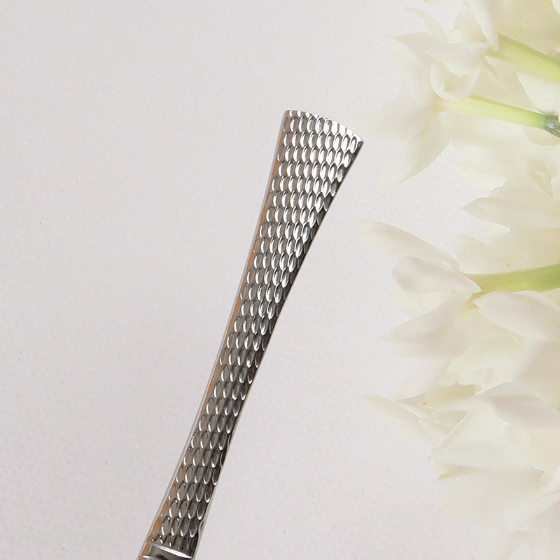 New Product Dinner Knife Stainless Steel Hammered Serrated Table Knife