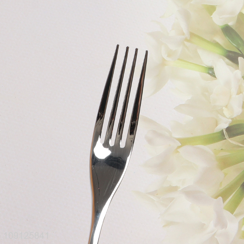 China Wholesale Dinner Fork Stainless Steel Shiny Mirror Table Fork