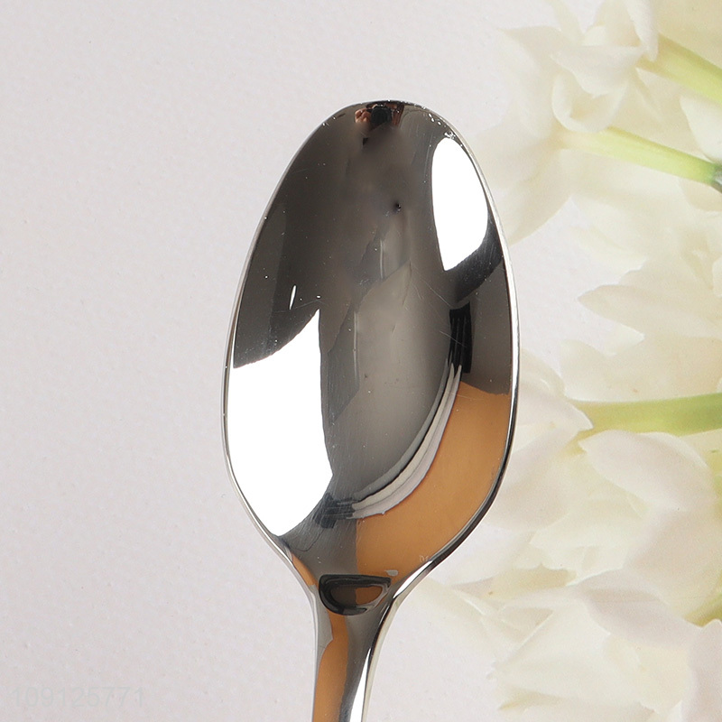 Good Quality Stainless Steel Dinner Spoon Metal Hammered Dinner Spoon