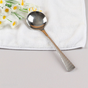 Factory Price Hammered Dinner Spoon Stainless Steel Hammered Dinner Spoon