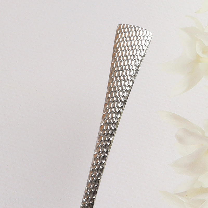 Good Quality Stainless Steel Dinner Spoon Metal Hammered Dinner Spoon