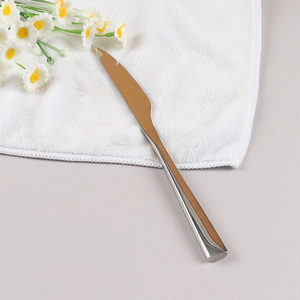 Online Wholesale Dinner Knife Stainless Steel Shiny Mirror Table Knife