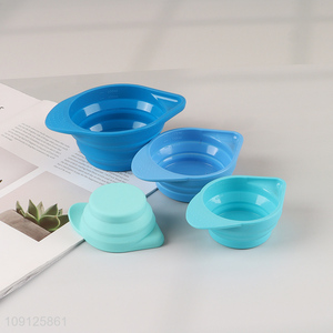 Good Quality 4PCS Collapsible Silicone Measuring Cups for Cooking Baking