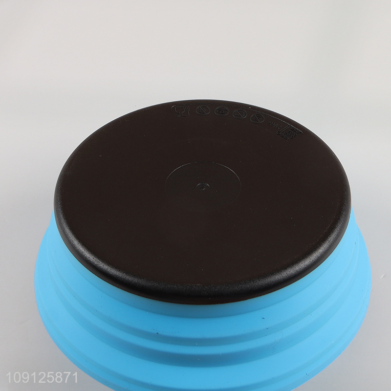 Wholesale 600ml Collapsible Silicone Dog Bowl Travel Water Bowl for Dogs