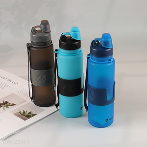 High Quality 650ml Collapsible Water Bottle Silicone Travel Water Bottle