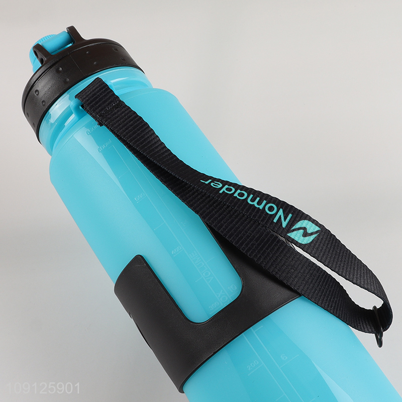 High Quality 650ml Collapsible Water Bottle Silicone Travel Water Bottle