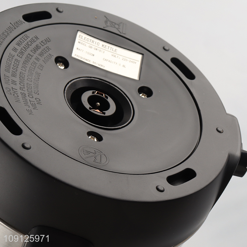 China wholesale stainless steel 1.8L electric water kettle for household