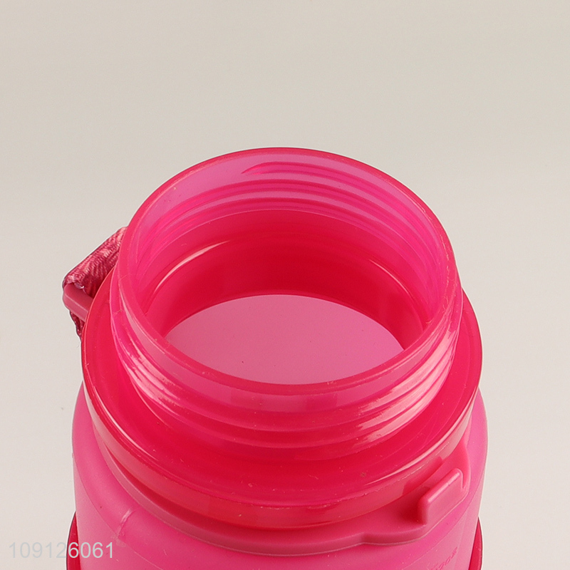 New Product Collapsible Silicone Water Bottle for Travel Hiking Camping