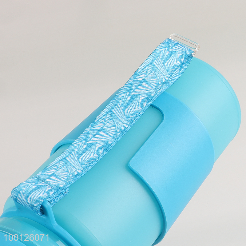 Wholesale Portable Leak Proof Collapsible BPA Free Silicone Water Bottle
