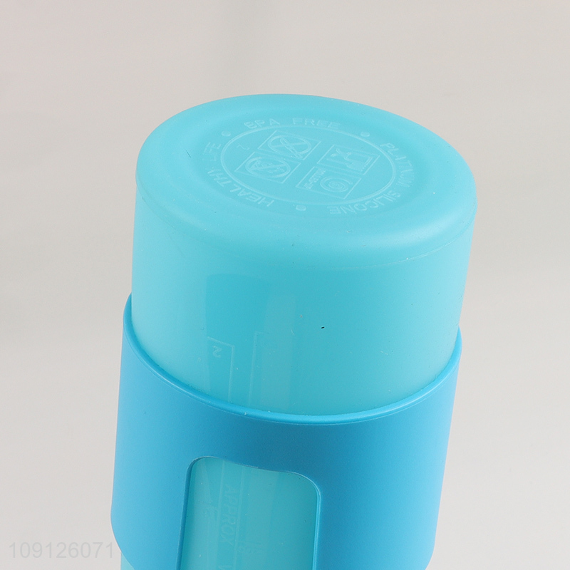 Wholesale Portable Leak Proof Collapsible BPA Free Silicone Water Bottle