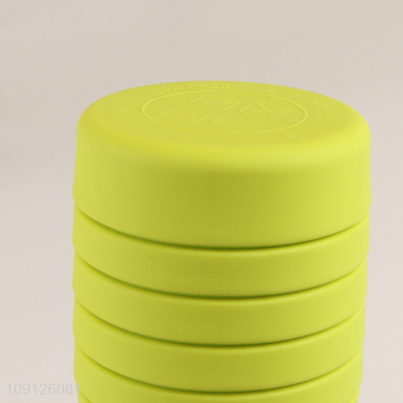 China Imports Collapsible BPA Free Silicone Water Bottle with Carabiner