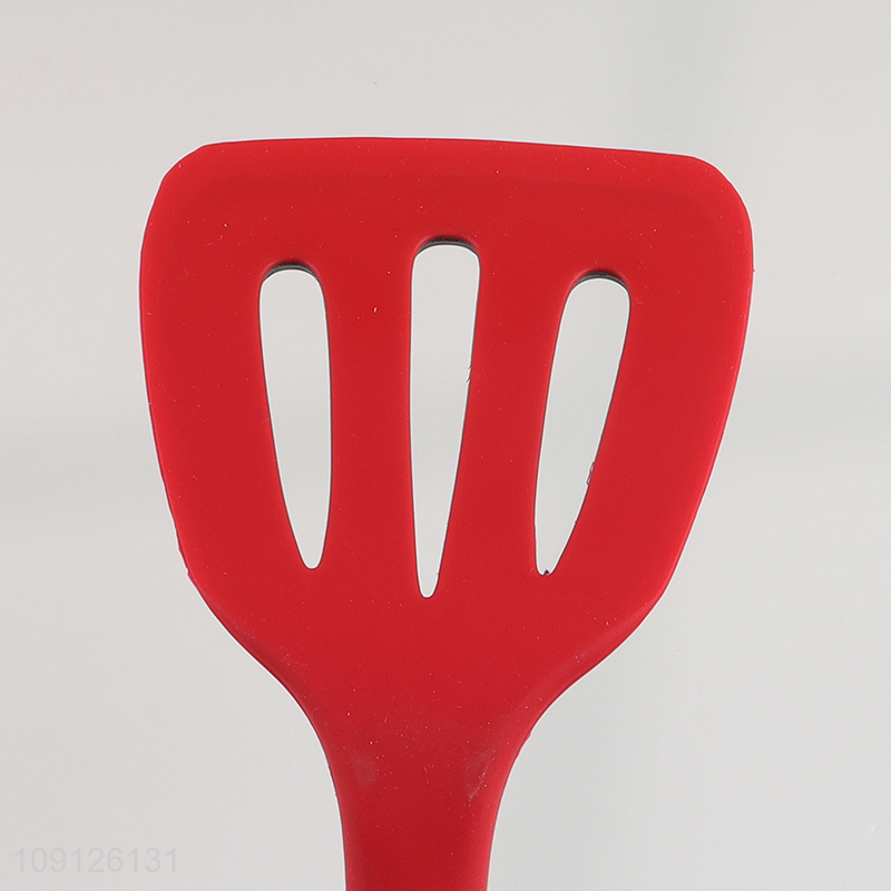 China Imports Non-Stick Food Grade Silicone Slotted Spatula Kitchen Utensils