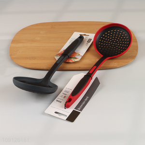 Good Quality Heat Resistant Silicone Nylon Slotted Spoon for Cooking Mixing