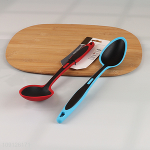 High Quality Heat Resistant Silicone Basting Spoon Kitchen Cooking Spoon