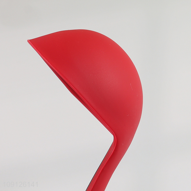 High Quality Heat Resistant Silicone Soup Spoon Kitchen Cooking Spoon Wholesale