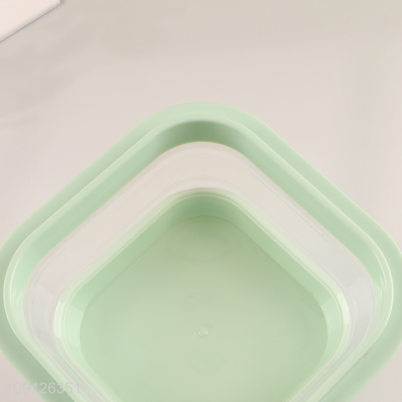 Good Quality Collapsible Food Storage Container Collapsible Silicone Lunch Box