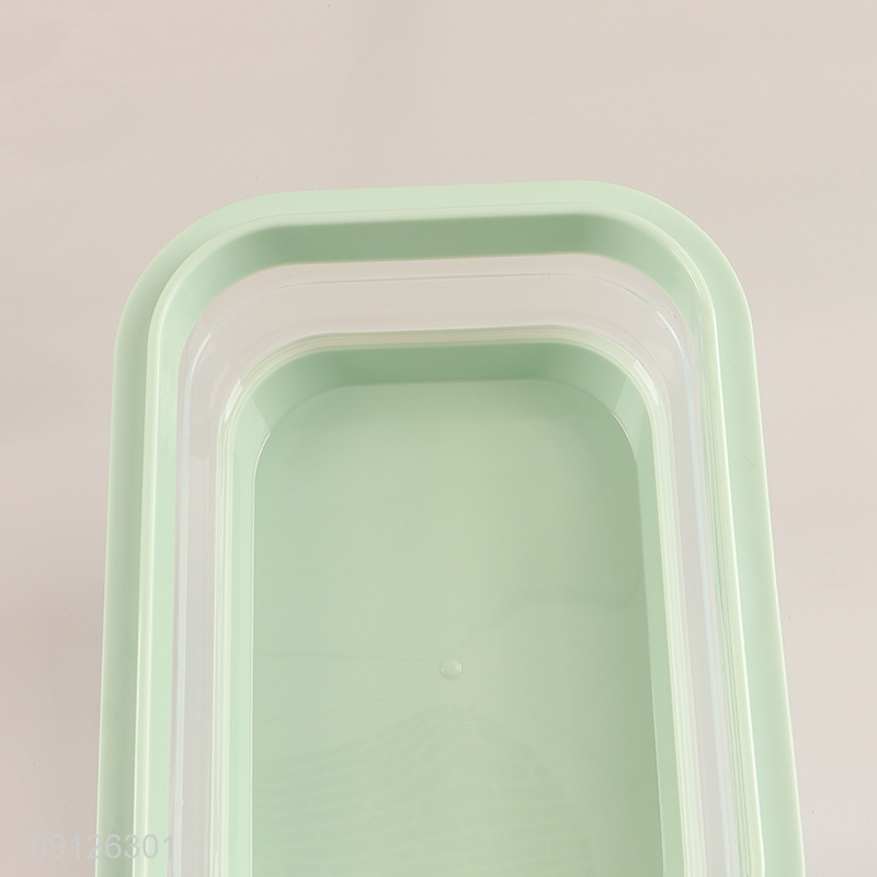 Online Wholesale Collapsible Slicone Lunch Box Foldable Food Storage Container
