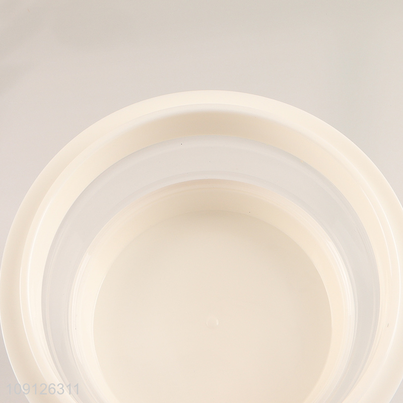 Factory Price Collapsible Slicone Bento Lunch Box Foldable Meal Pre Container