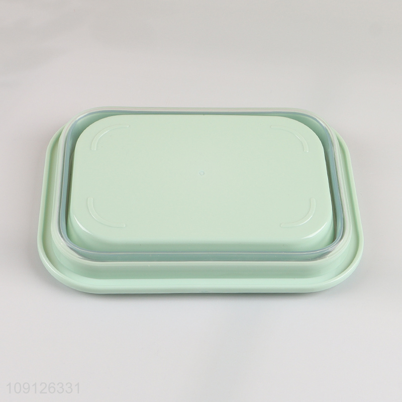 Hot Selling Collapsible Food Storage Container Reusable Foldable Slicone Lunch Box