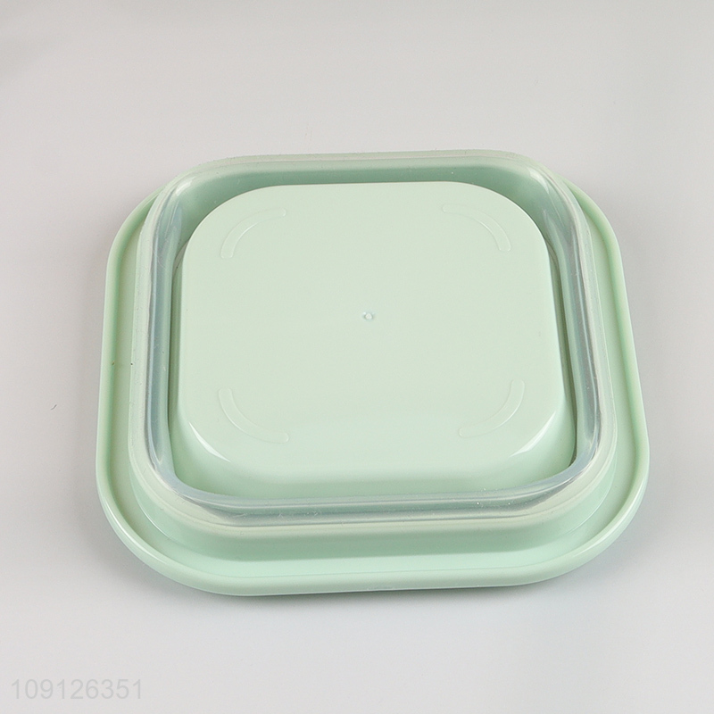 Good Quality Collapsible Food Storage Container Collapsible Silicone Lunch Box