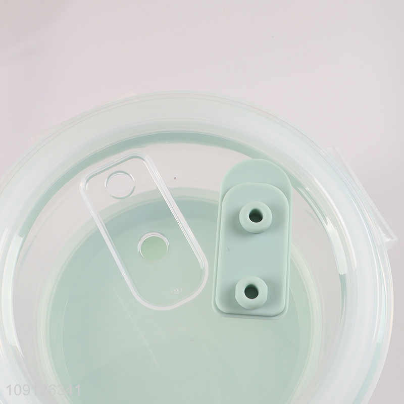 New Arrival Collapsible Slicone Lunch Box Meal Pre Container with Airtight Lid