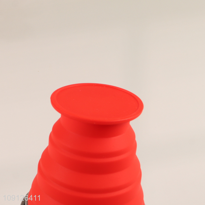 New Arrival 200ml Collapsible Silicone Cup Folding Trave Cup with Lid