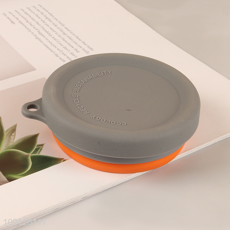 New Arrival 200ml Collapsible Silicone Cup Folding Trave Cup with Lid