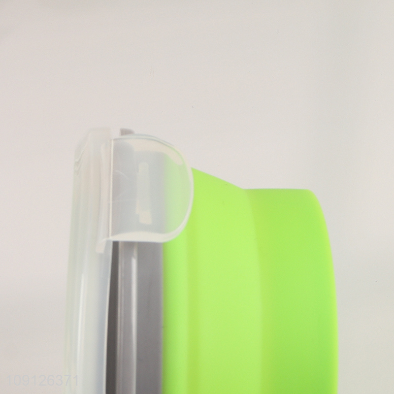 Factory Supply Collapsible Slicone Lunch Box Foldable Food Storage Container