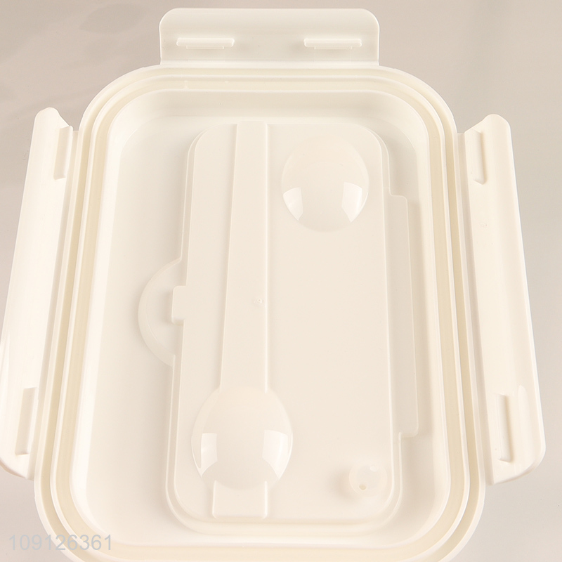 Wholesale 2-Layered Collapsible Slicone Lunch Container Foldable Meal Pre Container