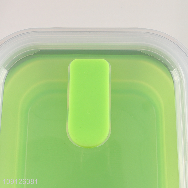 Popular Product Collapsible Slicone Bento Lunch Box Foldable Meal Pre Container