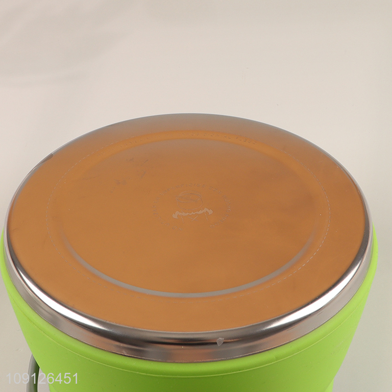 High Quality 1L Collapsible Camping Kettle Foldable Tea Pot for Hiking