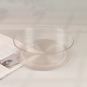 New Product 360 Degree Rotating Refrigerator Organizer Clear Turntable Organizer