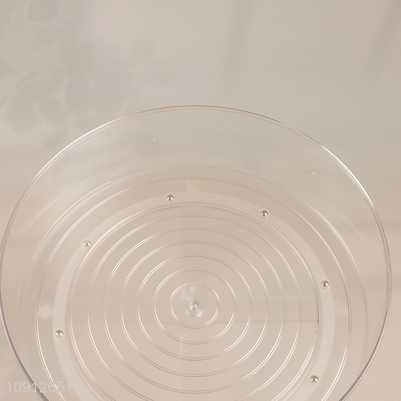 New Product 360 Degree Rotating Refrigerator Organizer Clear Turntable Organizer