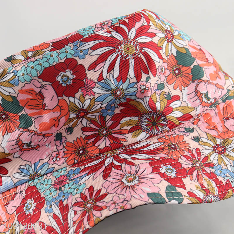 China factory flower pattern fashionable outdoor fisherman hat sun hat