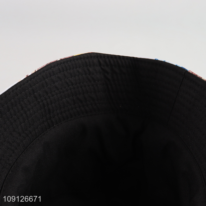 China supplier flower pattern fashion casual fisherman hat for sale