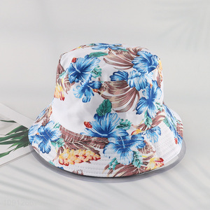 China supplier flower pattern fashion casual fisherman hat for sale
