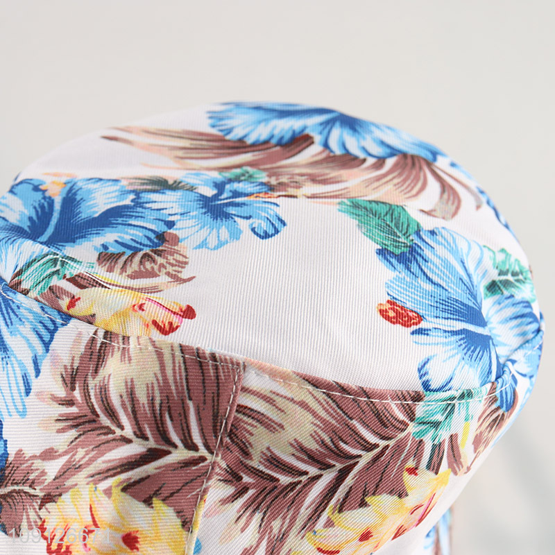 China supplier flower pattern fashion casual fisherman hat for sale