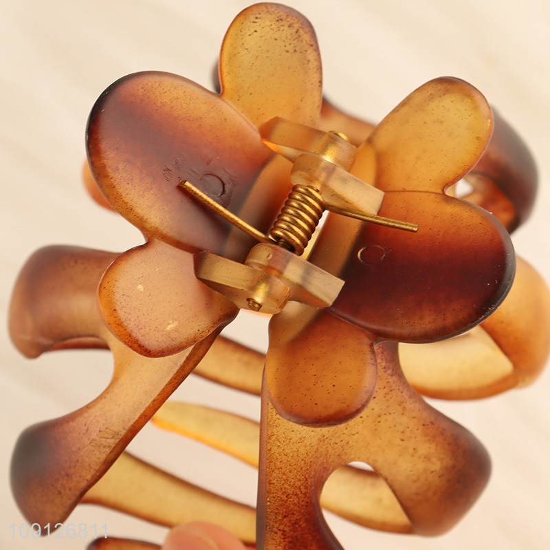 Top quality fashion plastic hair claw clips hair accessories for girls