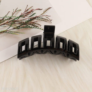 Top selling black plastic anti-slip hair claw clips hair accessories