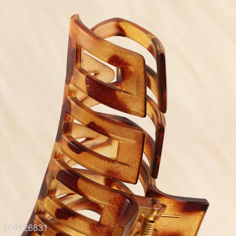 Hot products rectangle ladies fashion hair claw clips hair accessories