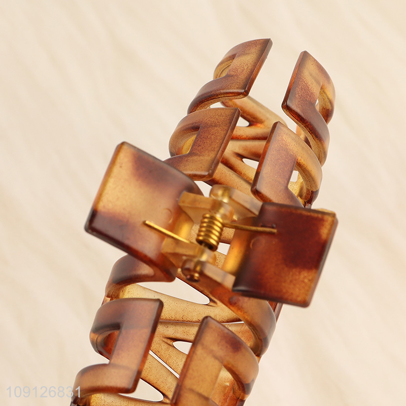 Hot products rectangle ladies fashion hair claw clips hair accessories