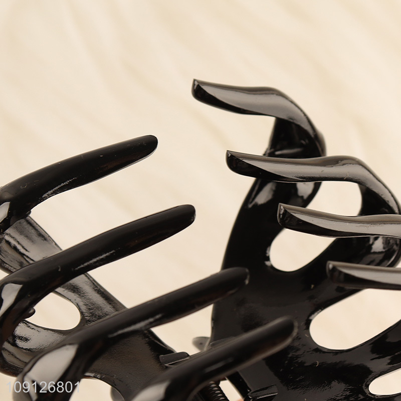 China wholesale black fashion ladies hair claw clips hair accessories
