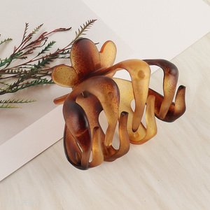 Top quality fashion plastic hair claw clips hair accessories for girls