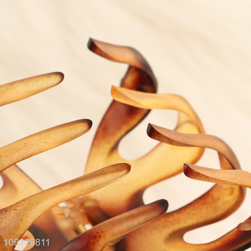 Top quality fashion plastic hair claw clips hair accessories for girls